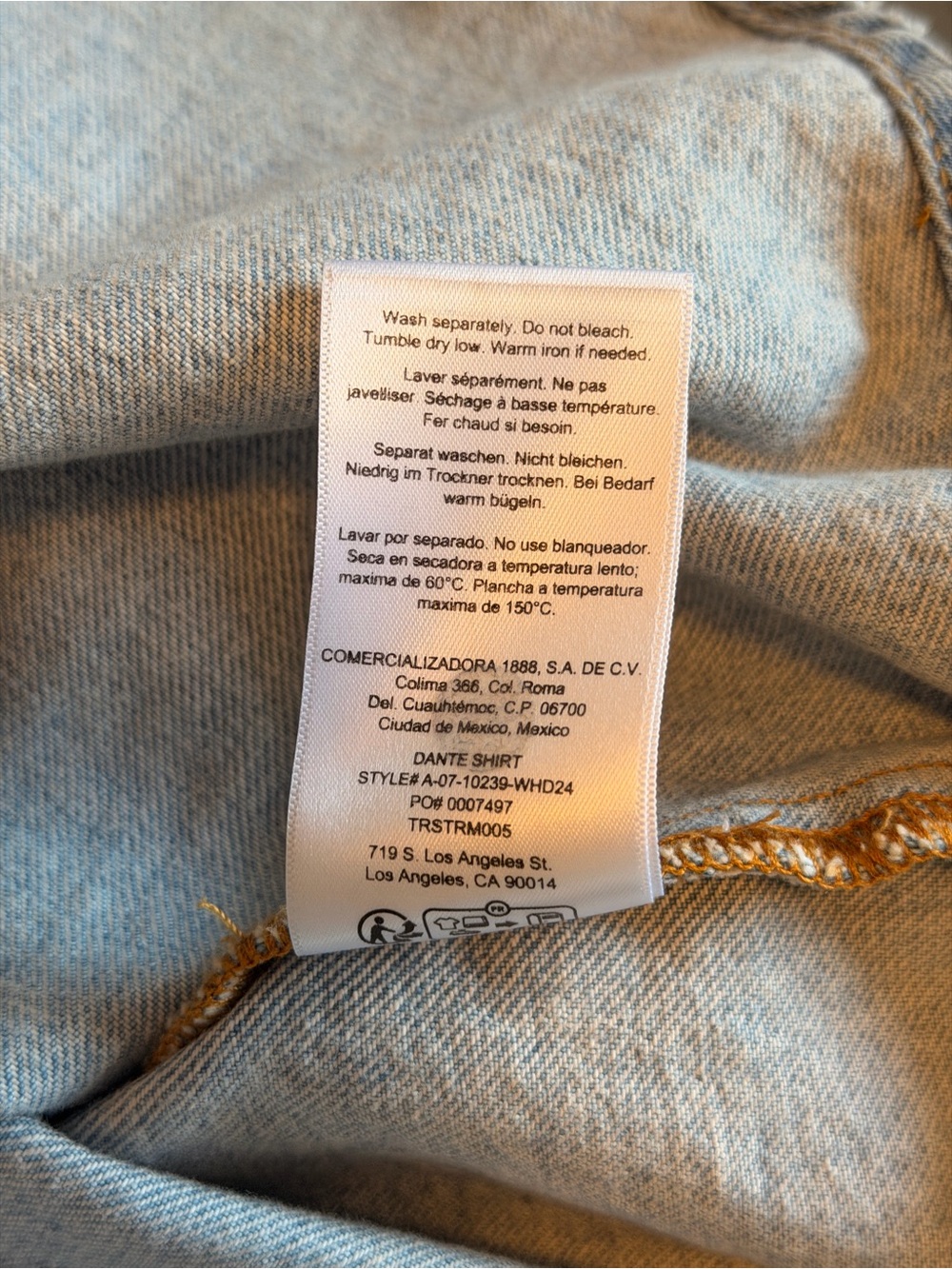 ANINE BING Dante Denim Shirt - Picture 11 of 11